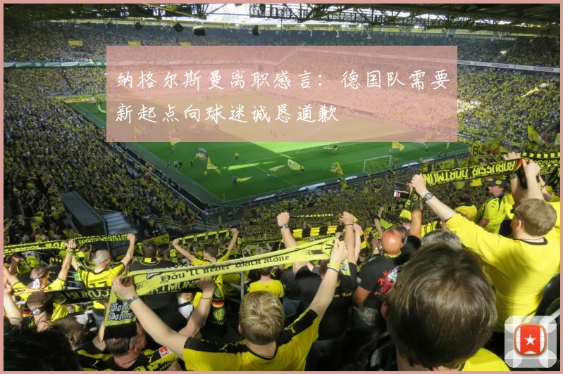 纳格尔斯曼离职感言：德国队需要新起点向球迷诚恳道歉